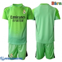 Fotballdrakt Barn Real Madrid Keeper Bortedraktsett 2025-26 Kortermet (+ Korte bukser)